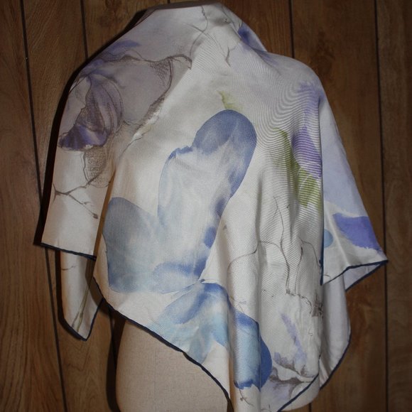 Valentino Accessories - vintage valentino floral silk scarf
